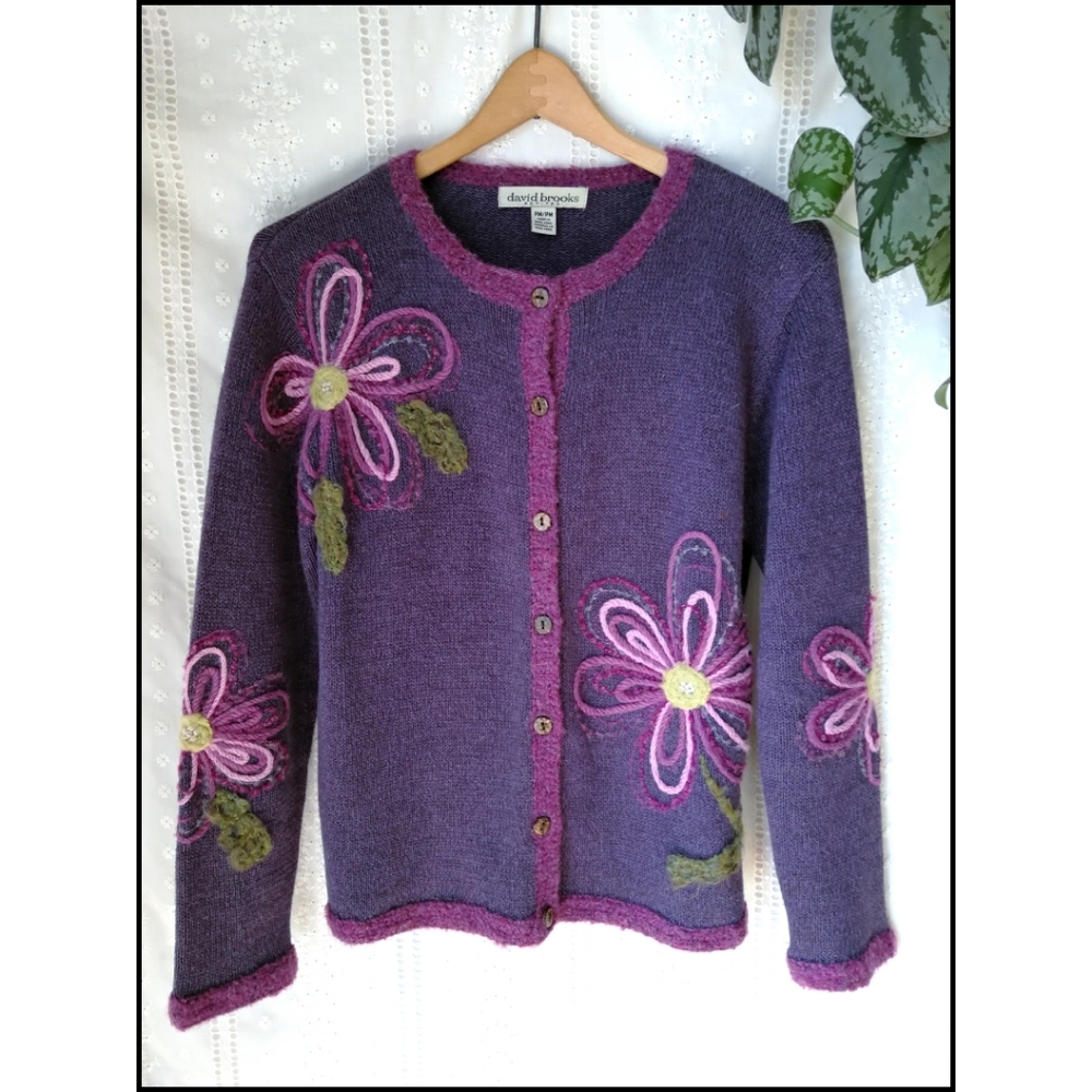 David Brooks Vintage Knit Sweater PM